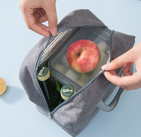 ISURAUL Lunch Tote Bags Reusable Insulated Cooler, Large Capacity