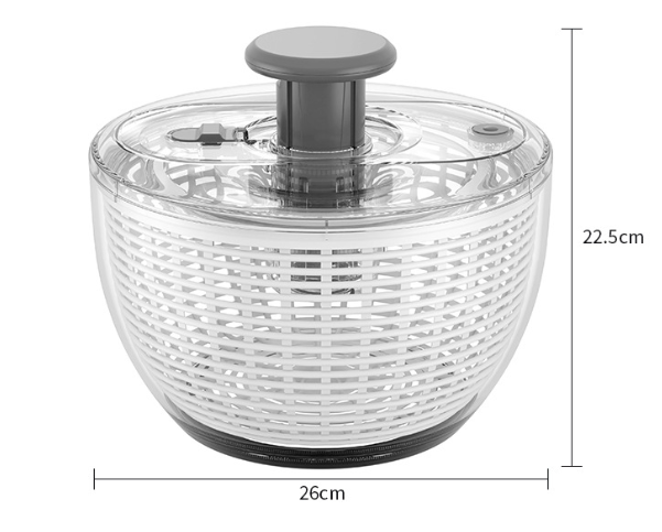 ISURAUL Salad Spinner,Fruit Washer, Vegetable Washing Bowl with Strainer